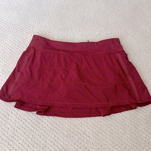 Lululemon Pace Rival mid rise skirt, size 8